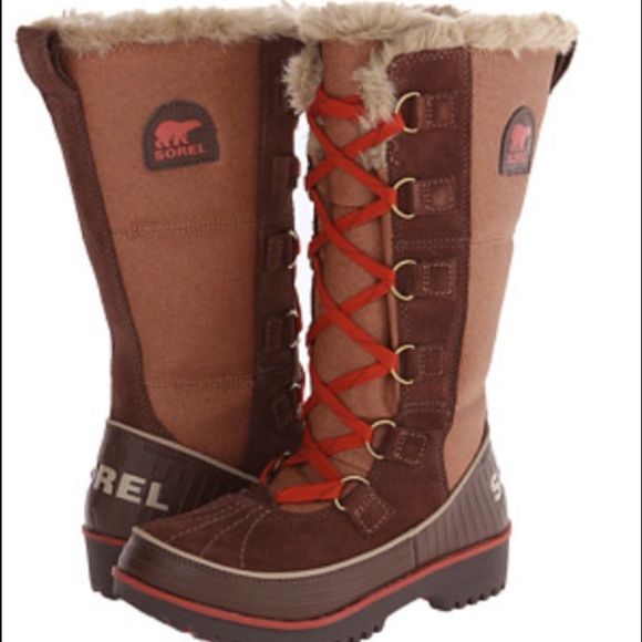 Sorel Tivoli High II boots in tabacco - Picture 1 of 11